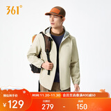 361°外套男秋冬季三防防泼水运动休闲连帽冲锋夹克风衣服652534601H-3