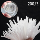 过滤网100/1000只厨房水槽过滤网水池漏网浴室下水道排水口防堵 PE过滤网200只