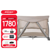 nuna婴儿床多功能游戏折叠婴儿床便携带床垫0-3岁宝宝用SENA 香槟色