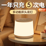 大头人（datouren）小夜灯婴儿喂奶护眼哺乳夜灯卧室起夜灯氛围睡眠灯充电触摸拍拍灯