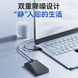忆捷（EAGET）移动硬盘 1TB 双盘备份 USB3.0 G20PRO 2.5英寸 外接外置存储数据照片 高速传输防震 黑色