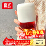 FGA富光玻璃杯女胶囊泡茶杯便携高颜值办公室学生茶水分离杯子360ML