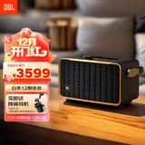 JBL 音乐世家A300WiFi蓝牙音箱 便携户外音响 家用电脑桌面HIFI无损低音炮 国家补贴 礼物送男生 黑色