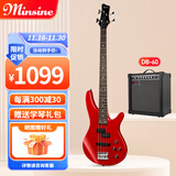 名森贝斯成人初学演奏四弦电贝司音箱套餐 套餐四 贝司加60W贝司音箱