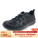 ECCO爱步男鞋 热酷户外网孔透气多功能运动鞋825774黑色保税仓发货 黑色-51052(保税仓发) 40