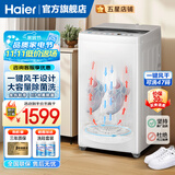 海尔（Haier）洗鞋机全自动刷鞋洗袜子机小型家用宿舍迷你懒人神器 洗脱一体专业洗鞋机  一投即洗免拆鞋带 【旗舰款 风干除菌 最大洗47码】 T55W21