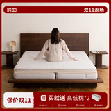 纳曲可折叠床垫家用折叠式席梦思床垫软硬两用一半软一半硬床垫子 23cm【2cm乳胶在分体】弹簧+黄麻 1800mm*2000mm