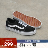 VANS范斯官方 Ward经典黑个性街头复古女鞋板鞋 黑色(女款) 36
