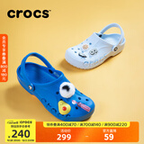 CROCS卡骆驰洞洞鞋贝雅男鞋女鞋轻便耐磨一脚蹬拖鞋休闲鞋|10126 青花瓷蓝-4JL 41 /42(260mm)