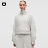 lululemon丨Scuba 女士超宽松款烟囱领卫衣*拉绒 LW3IFSS 鸽子灰 M /L