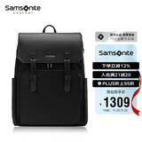 新秀丽（Samsonite）双肩包电脑包15.6英寸男女牛皮革背包大容量出差旅行包NV0*003