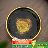 不拙陶瓷功夫单杯喝茶杯主人杯高档个人专用泡茶文创鎏金菩提叶建盏杯