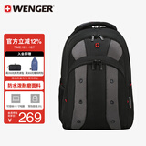 威戈（WENGER）瑞士军刀16英寸笔记本电脑包男女商务通勤双肩包出差604431