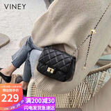 viney包包女包牛皮小众斜挎包品牌单肩链条包生日礼物高级感送女友老婆