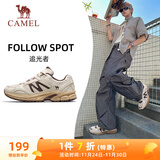 骆驼（CAMEL）男鞋复古慢跑步透气缓震休闲运动鞋子 K15C09L7029 卡布棕 42
