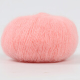 九色鸟马海毛手工编织diy材料包儿童毛衣披肩围巾线细毛线团幼马海毛