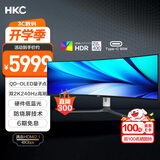 HKC 49英寸OLED曲面5K 240Hz超宽带鱼屏0.03ms硬件低蓝光HDR400 Type-C90W电竞旋转升降显示器GS49UK