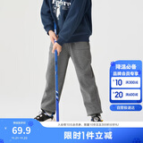 巴拉巴拉童装儿童裤子男童女童加绒长裤冬保暖运动休闲束脚裤208424108217