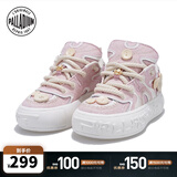 帕拉丁（PALLADIUM）扣子鞋运动休闲鞋情侣款低帮帆布鞋女鞋男鞋子 樱桃粉/白 37