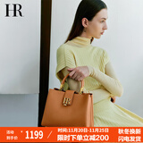 HR赫莲娜包包女包美拉德头层牛皮手提包女上班通勤提挎包生日礼物