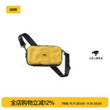 CRASH BAGGAGE意大利小众设计硬壳小方包单肩包斜挎包男女包包2023新款ins同款 YELLOW（小号）