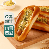 芥末籽爆汁脆肠面包3个/240g