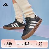 adidas DAILY 4.0复古百搭休闲帆布鞋男女阿迪达斯官方轻运动 黑色/白色/树脂黄   41