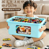 索迪儿童玩具男孩警车合金玩具车保时捷小汽车模型仿真回力车新年礼物