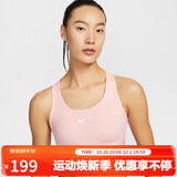 耐克NIKE运动内衣女中度支撑MED SPT BRA运动内衣 DX6822-608粉M
