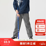 巴拉巴拉童装儿童裤子男童女童加绒长裤冬保暖运动休闲束脚裤208424108217