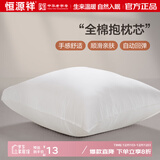 恒源祥纯棉抱枕芯 万能方形沙发靠垫内胆 45 50 55枕头芯酒店单只一对装 单只装-普通款 65cm*65cm 含枕芯