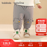 巴拉巴拉童装宝宝羽绒裤儿童男女童长裤冬2025加厚保暖束脚裤209425108208
