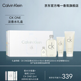 卡尔文克雷恩（Calvin Klein）ck one中性淡香水礼盒香氛沐浴套装生日节日礼物（效期至26.11)
