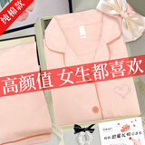 晟墨夏季冰丝睡衣女士生日礼物女生女朋友闺蜜老婆实用走心高级感已婚 棉款-高档礼盒XL【120-140斤】