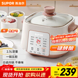 苏泊尔（SUPOR）电炖锅 电炖盅家用煲汤锅炖汤锅 隔水炖锅 煲汤专用电锅全自动陶瓷炖汤盅 DZ25YC828
