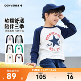 匡威Converse童装男女童长袖T恤25春季新款亲肤舒适儿童长T打底衫