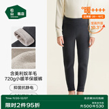 松山棉店【小暖羊】儿童保暖秋裤羊毛打底棉裤加厚加绒男女内穿打底裤校服 巨厚暖720g-深灰（-20~-10°C） 140 cm 30-40KG