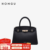 红谷包包牛皮单肩手提包大容量手拎包通勤女士铂金包 生日礼物送女友