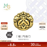 周生生黄金转运珠足金Charme XL 酷黑貔貅蝙蝠锁子纹串珠 定价单颗 蝙蝠93839C