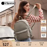 LeSportsac乐播诗新款包包女包旅游外出逛街轻便双肩包书包 灰海草绿