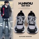环球废土风老爹鞋厚底显高男款2025新款春秋爆款小众耐脏休闲运动鞋潮