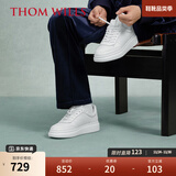 THOM WILLS内增高小白鞋男trainer鞋冬季新款透气休闲百搭经典白色板鞋厚底 四季款G862(织物内里) 40 /7码