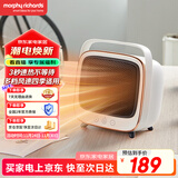 摩飞电器（Morphyrichards）取暖器冷暖风机家用办公室卧室小型电暖器学生桌面迷你柔音取暖电器电暖气MR2019