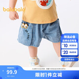 巴拉巴拉婴儿裤子宝宝工装风短裤2025夏装薄款男女童时髦可爱208225110203