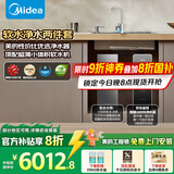 美的（Midea）中央软水机家用双罐大流量小型厨下式全自动超薄中央全屋净水软水系统 软化水除垢净水器套装