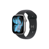 【9成新】苹果手表二手GPS款S11+46mm银色铝表壳+S/M中小雾紫色表带AppleWatch/iWatch学生 手环  