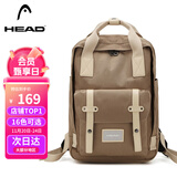 海德（HEAD）背包女大容量双肩包男15.6英寸笔记本电脑包旅行包国家地理书包
