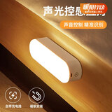 大头人（datouren）声控灯小夜灯床头阅读灯宿舍磁吸灯老人起夜灯过道走廊人体感应灯