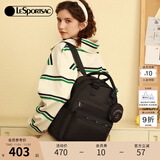 LeSportsac乐播诗新款双肩包旅行包背包大容量电脑包书包 黑色