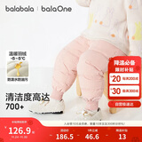 巴拉巴拉童装宝宝羽绒裤高腰护肚长裤男女童2025冬装保暖裤子208425108208